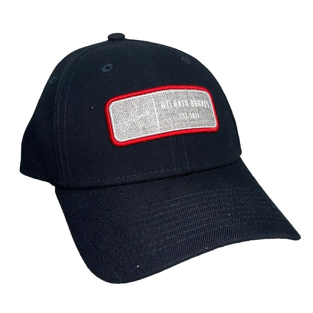 Atlanta Braves New Era 9Forty Hat Navy‎ Patch EST. 1871 SnapBack Baseball Cap